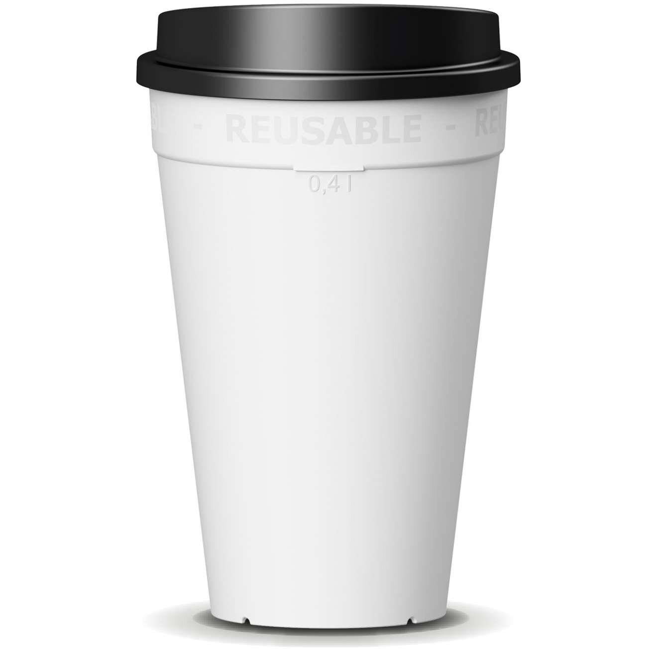 emissimo Coffee to go Mehrweg Becher weiß 0,5l - 611ml-2