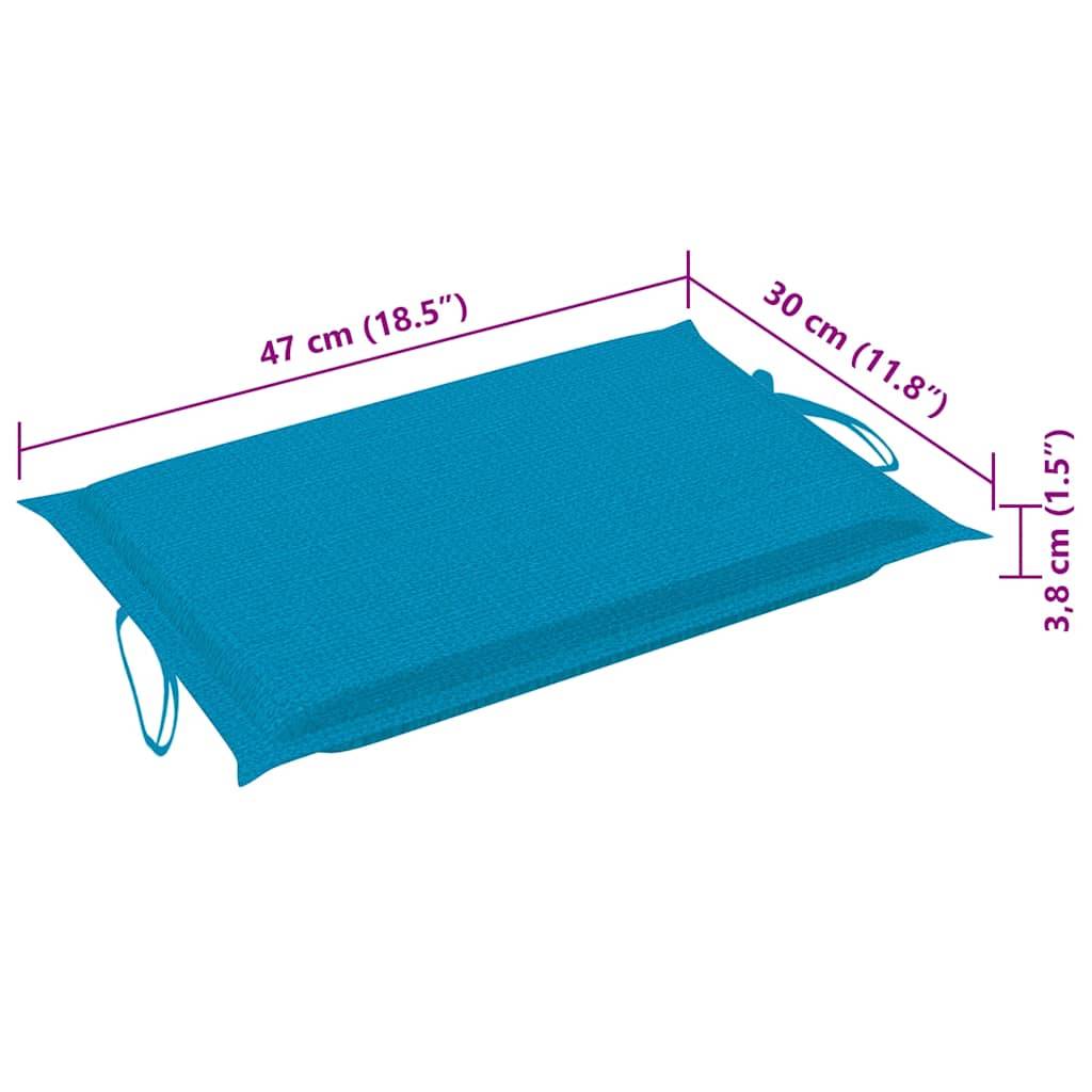 vidaXL Sonnenliegen 2 Stk. mit Auflagen Massivholz Akazie-4