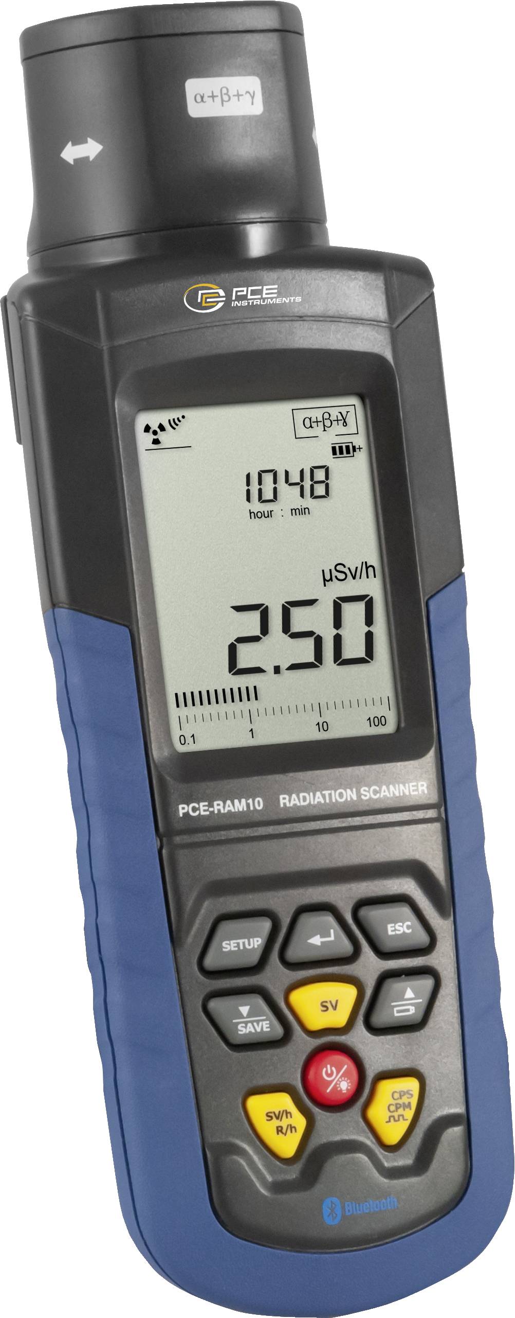 PCE Instruments – Geigerzähler PCE-RAM 10 misst a-, β-, γ- und Röntgenstrahlung →