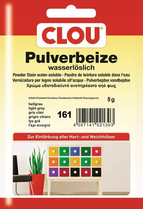 Pulverbeize 161 hellgrau Pulver,wasserlöslich 5g Btl.CLOU-0