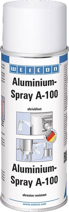 Aluminiumspray A-100 b.+800GradC aluminium-metallic,ma 400 ml Spraydose WEICON