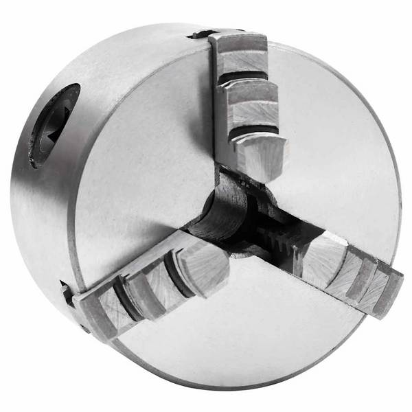 vidaXL 3-Backen-Drehfutter Selbstzentrierend 80 mm Stahl