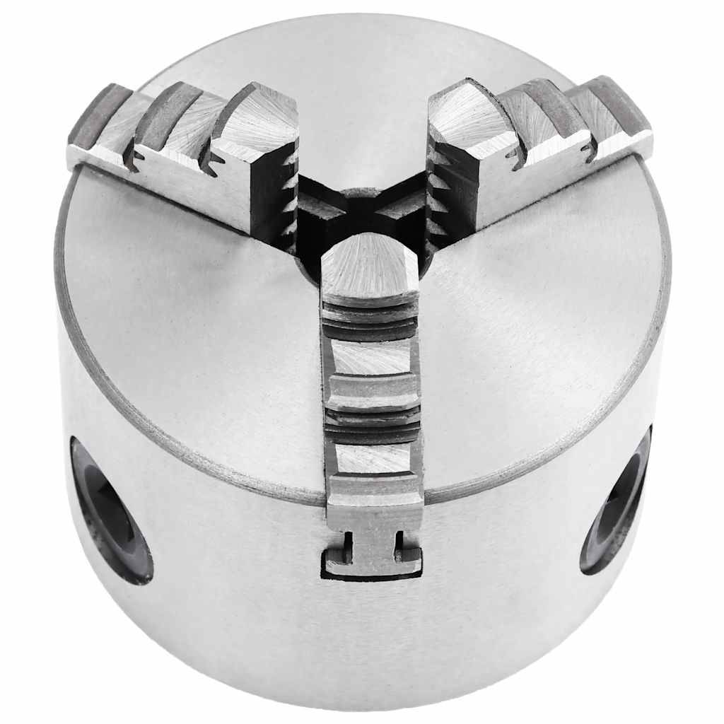 vidaXL 3-Backen-Drehfutter Selbstzentrierend 80 mm Stahl-2