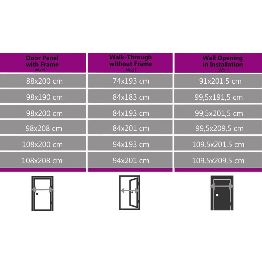 Haustür Aluminium und PVC Anthrazit 100x210 cm-4