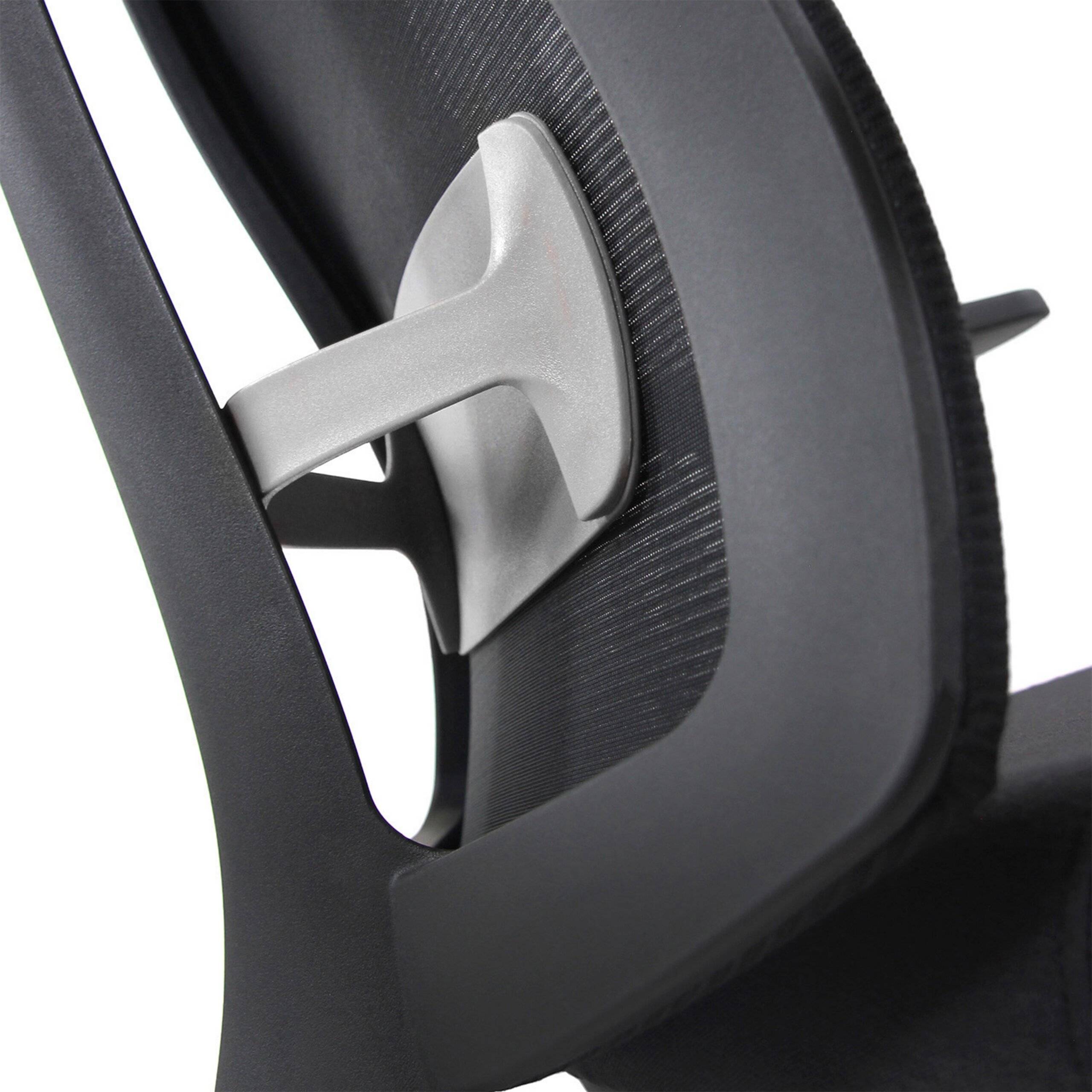 Bürostuhl Drehstuhl KODIAK Stoff Netzstoff schwarz hjh OFFICE-4