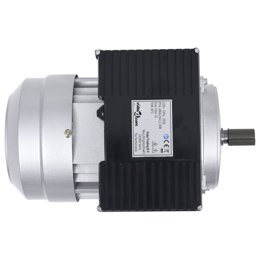 vidaXL Einphasen-Elektromotor Aluminium 1,5 kW 2 PS 2-polig 2800 U/min-2