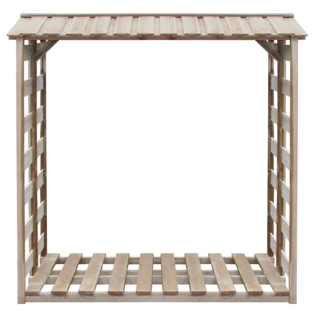 vidaXL Brennholz-Lagerschuppen 150x90x176 cm Kiefernholz Imprägniert-1