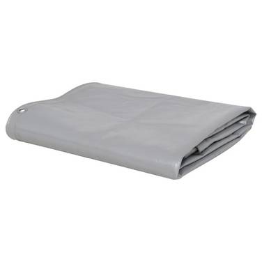 vidaXL Abdeckplane 650 g/m² 4x4 m Grau