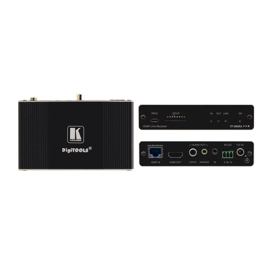 KRAMER TP-580RA - HDMI Empfänger über Long-Reach HDBaseT (4K@60Hz (4:2:0) | HDCP 1.4 | bidirekt. RS-232 | IR |-0