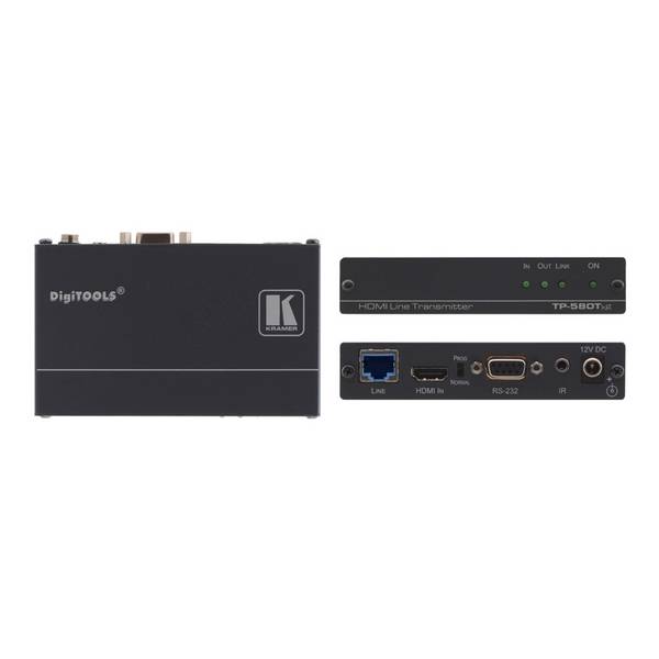 KRAMER TP-583TXR - 4K HDR HDBaseT-Sender für große Reichweite (HDMI über HDBaseT | Twisted Pair | 4K@60Hz | 4:4:4)