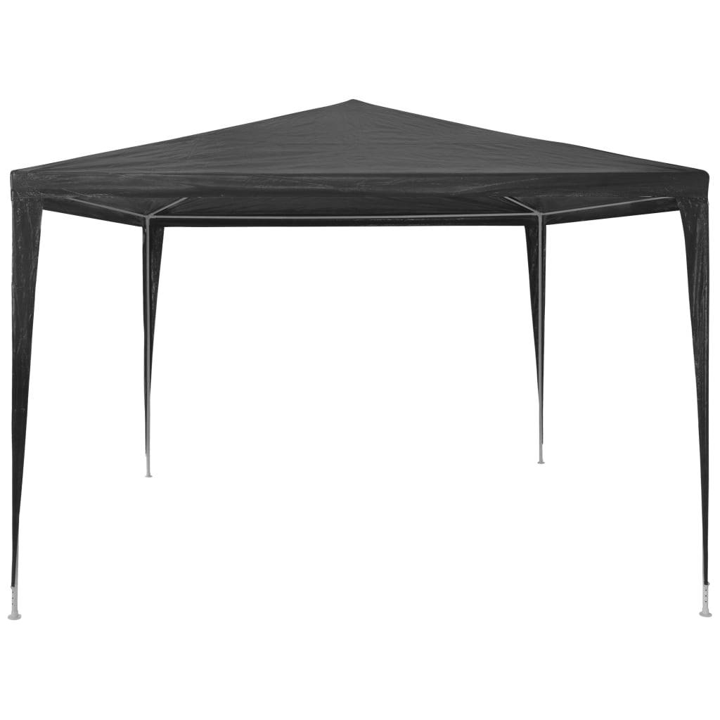 Partyzelt 3 x 3 m PE Anthrazit-1