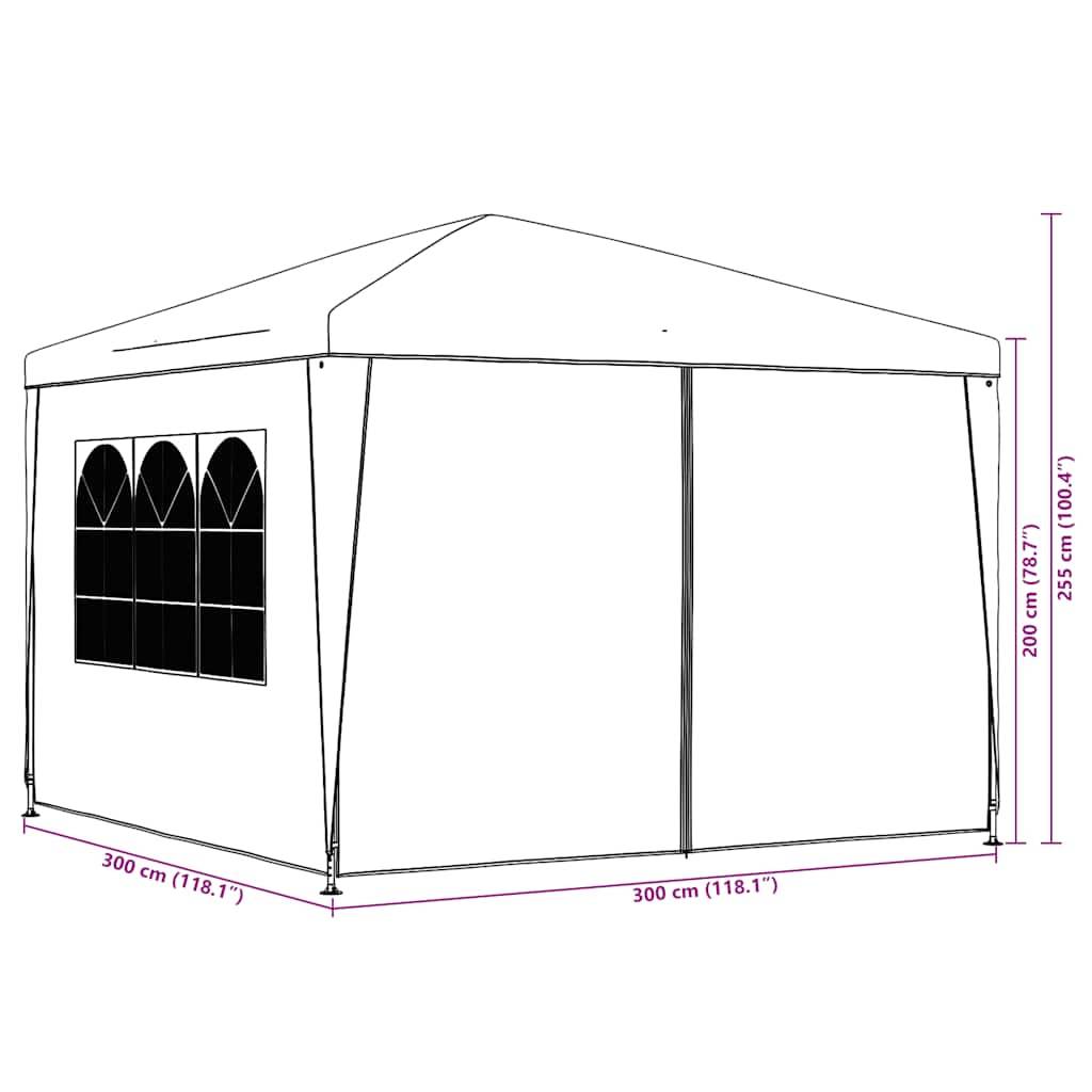 vidaXL Partyzelt 3x3 m Grün-4