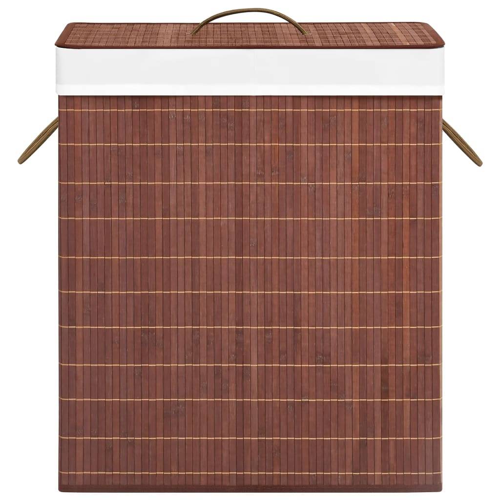Bambus-Wäschekorb Braun 100 L-3