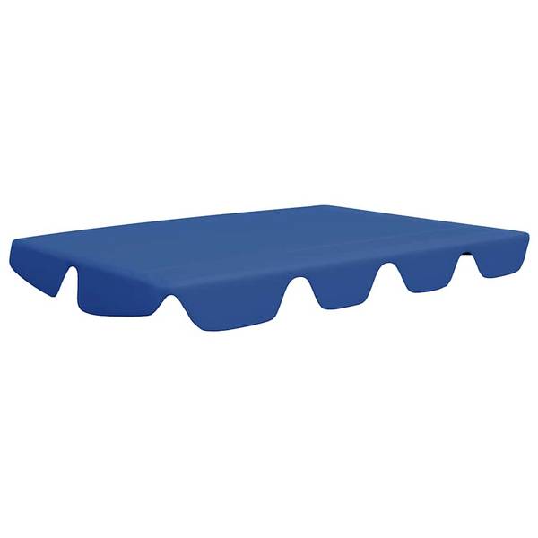 vidaXL Ersatzdach für Hollywoodschaukel Blau 188/168x145/110 cm