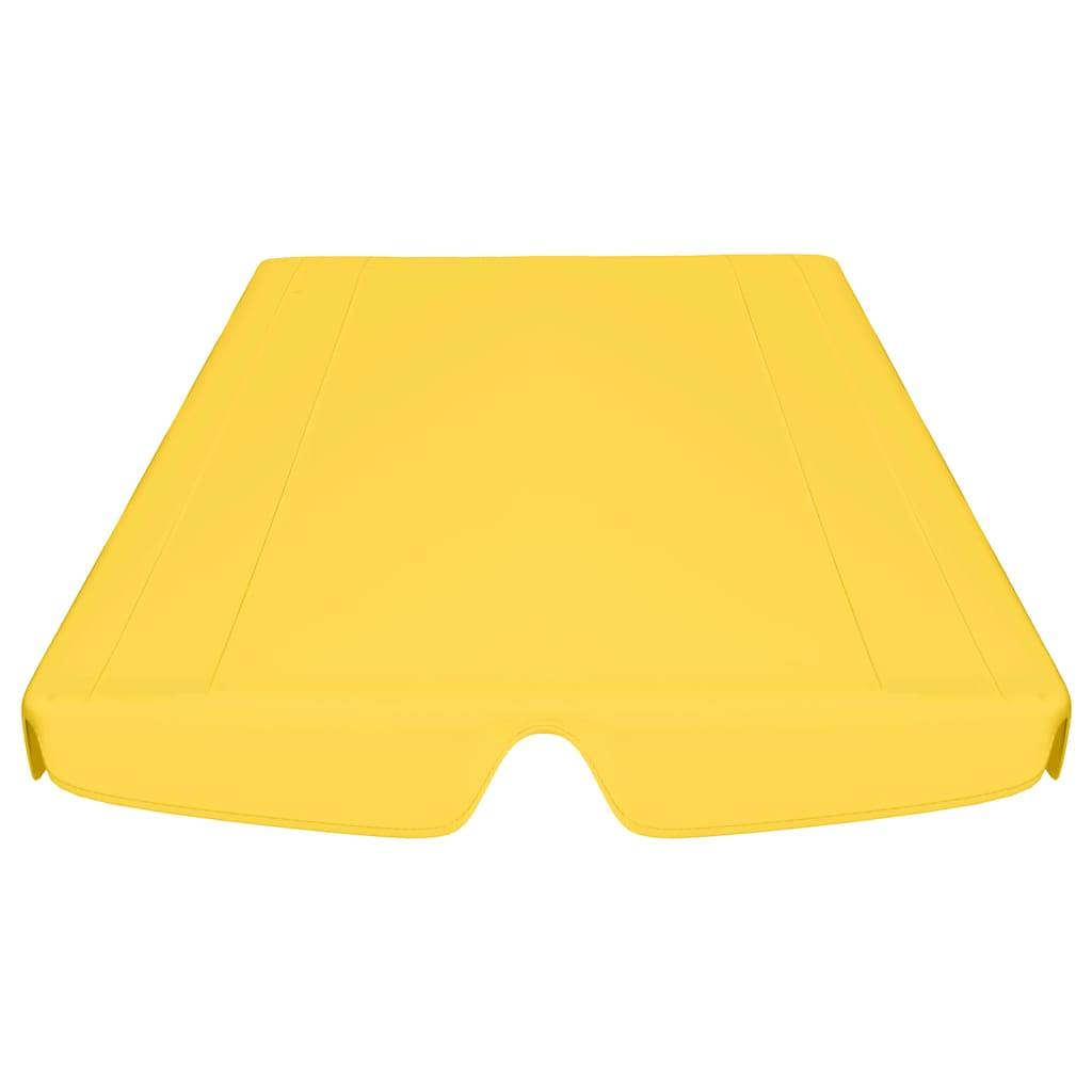 Ersatzdach für Gartenschaukel Gelb 192x147 cm 270 g/m²-2