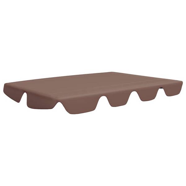 vidaXL Ersatzdach für Hollywoodschaukel Braun 150/130x105/70 cm
