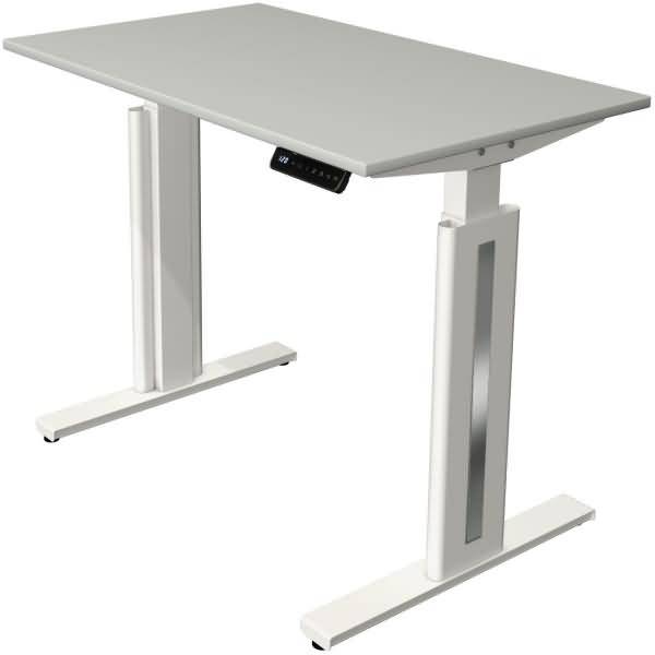 Sitz-/Stehtisch Move 3 fresh BxTxH 100x60x72-120cm lichtgrau/weiß