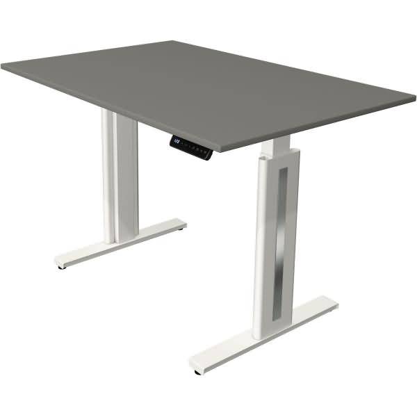 Sitz-/Stehtisch Move 3 fresh BxTxH 120x80x72-120cm grafit/weiß