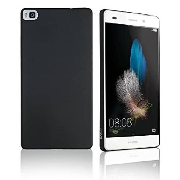Ultra Slim Soft Cover Black für Huawei P8 Lite-0