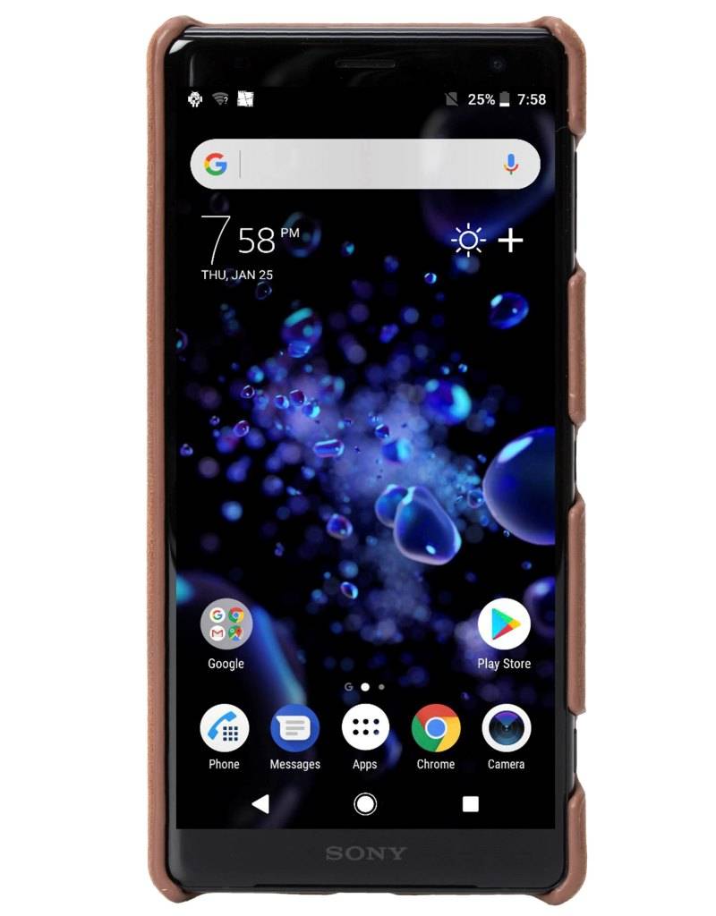 Sunne Cover Cognac für Sony Xperia XZ2 Premium-2