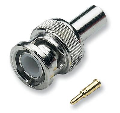 BNC-Crimpstecker gerade RG174 50 Ohm -- Multimedia Serielle und Paralelle Kabel und Adapter BNC +-0