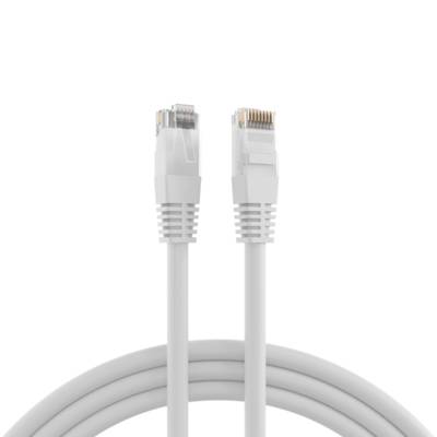 EFB RJ45 Patchkabel U/UTP Cat.6 PVC CCA 30.00m weiß Kabel-0