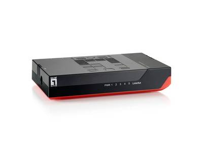 5-Port Gigabit Ethernet Desktop Switch -- Black Edition Aktive Netzwerkkomponenten LAN unmanaged-0