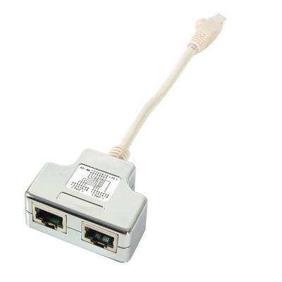 T-Adapter Cat.5e 10/100BaseT / ISDN -- Kupferverkabelung Telekom Adapter