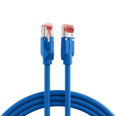 RJ45 Patchkabel Cat.6A S/FTP LSZH, Dätwyler 7702 TM21 blau 3m Kupferverkabelung-0