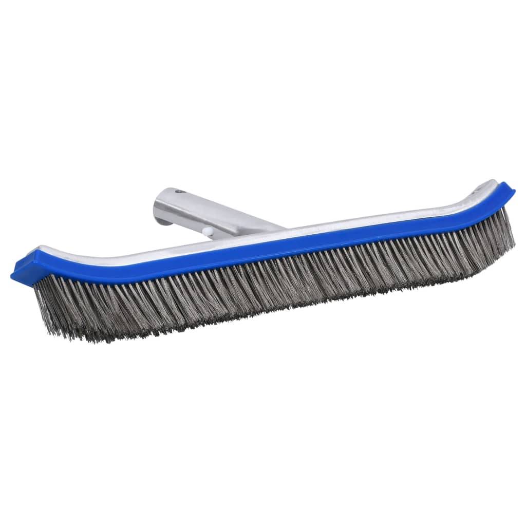 vidaXL Swimmingpool-Wandbürste Aluminium-1