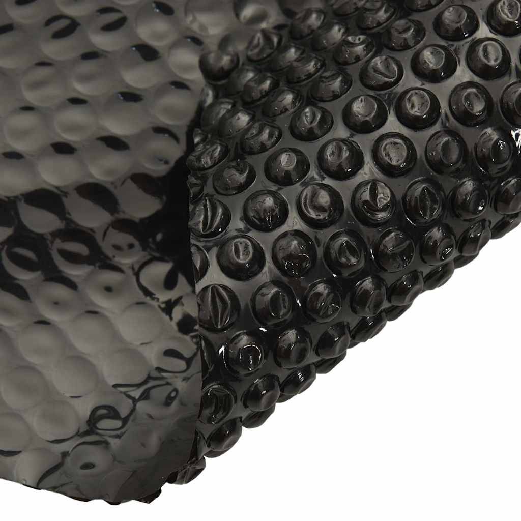 Rechteckige Poolabdeckung 800x500 cm PE Schwarz-1