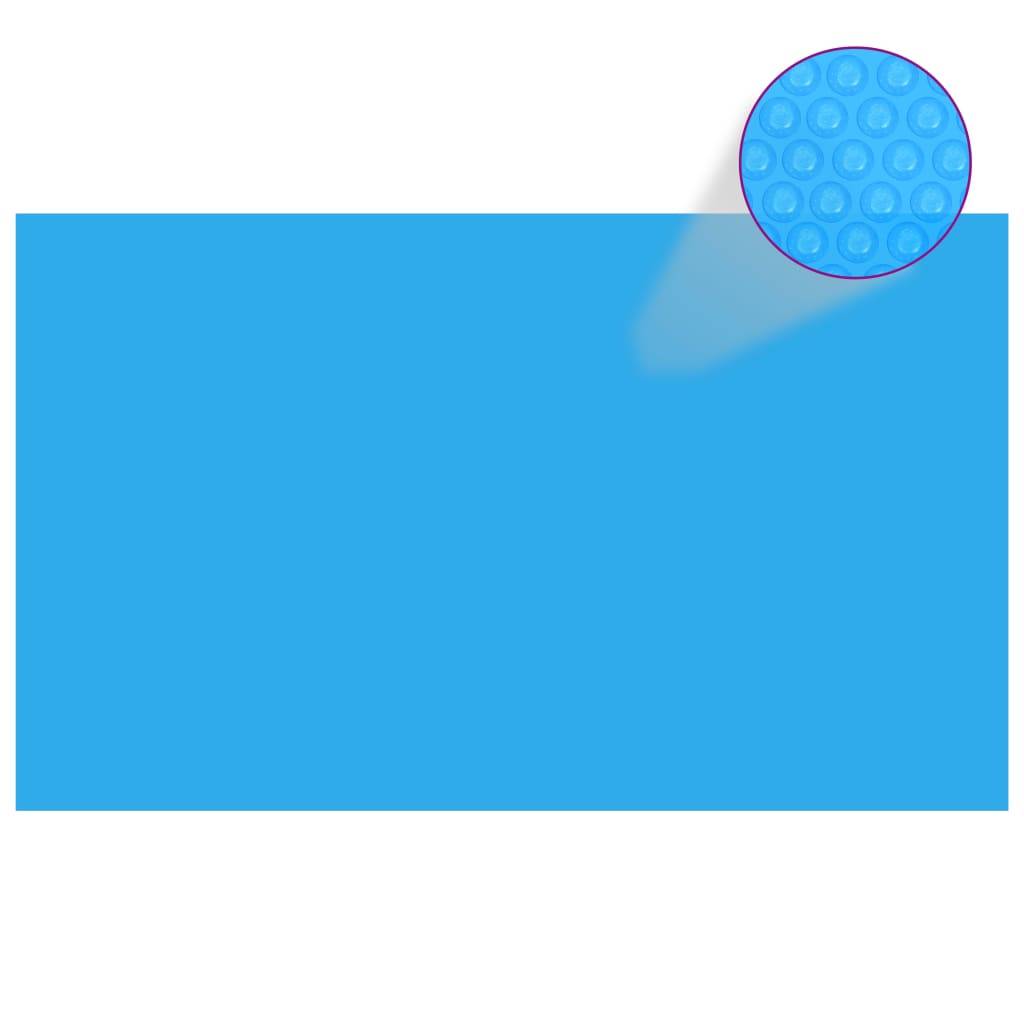 vidaXL Rechteckige Poolabdeckung 1000x600 cm PE Blau-0