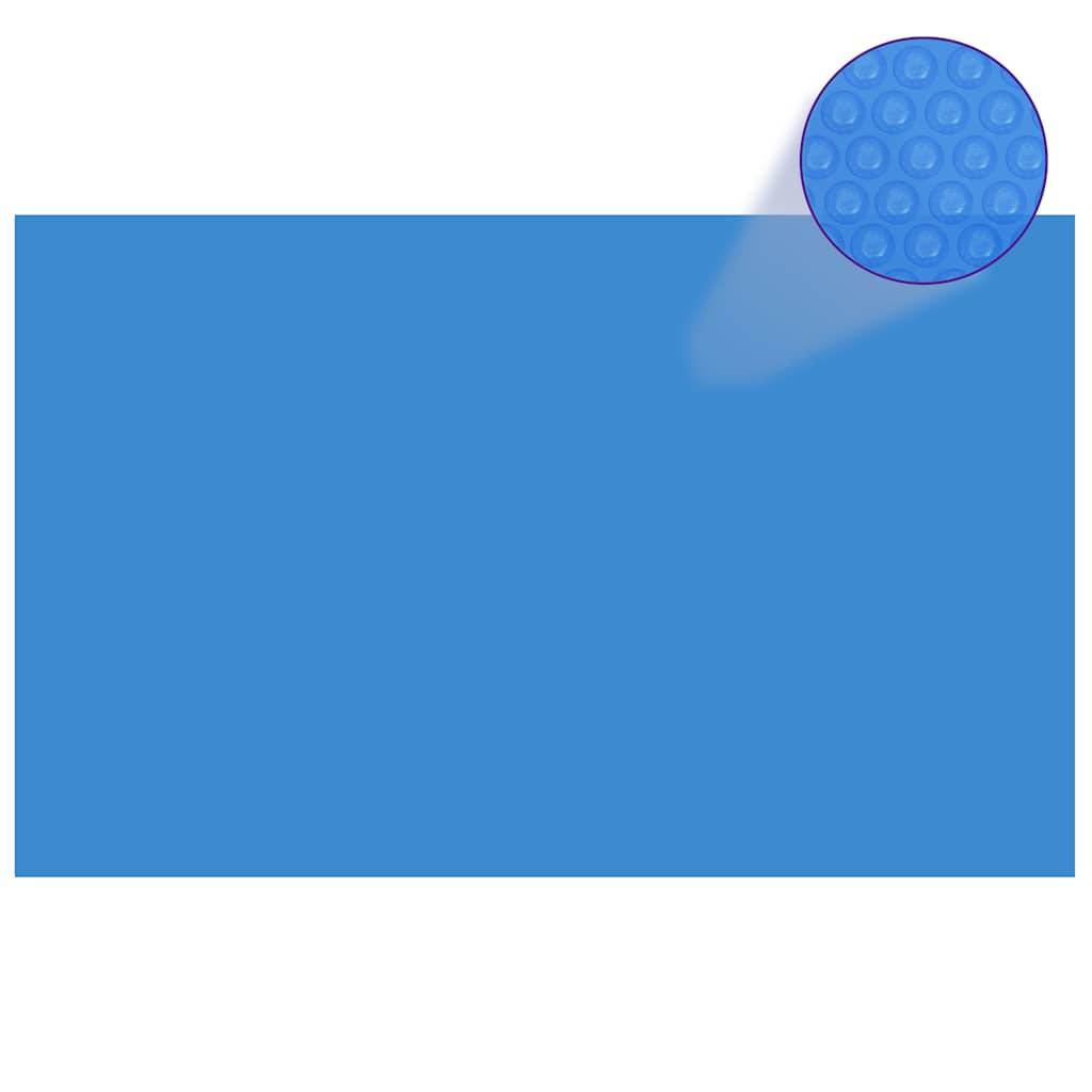 vidaXL Rechteckige Poolabdeckung 800x500 cm PE Blau-0