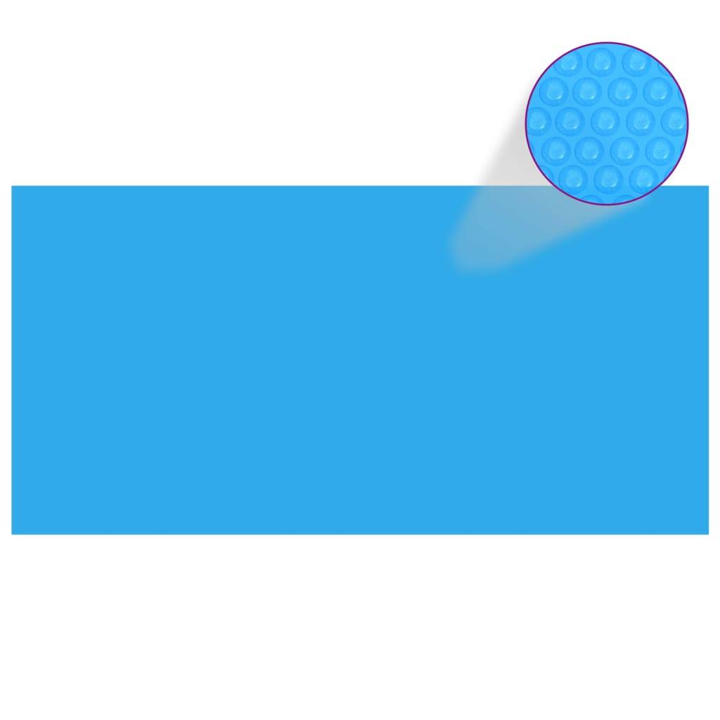 vidaXL Rechteckige Poolabdeckung 1200x600 cm PE Blau-0