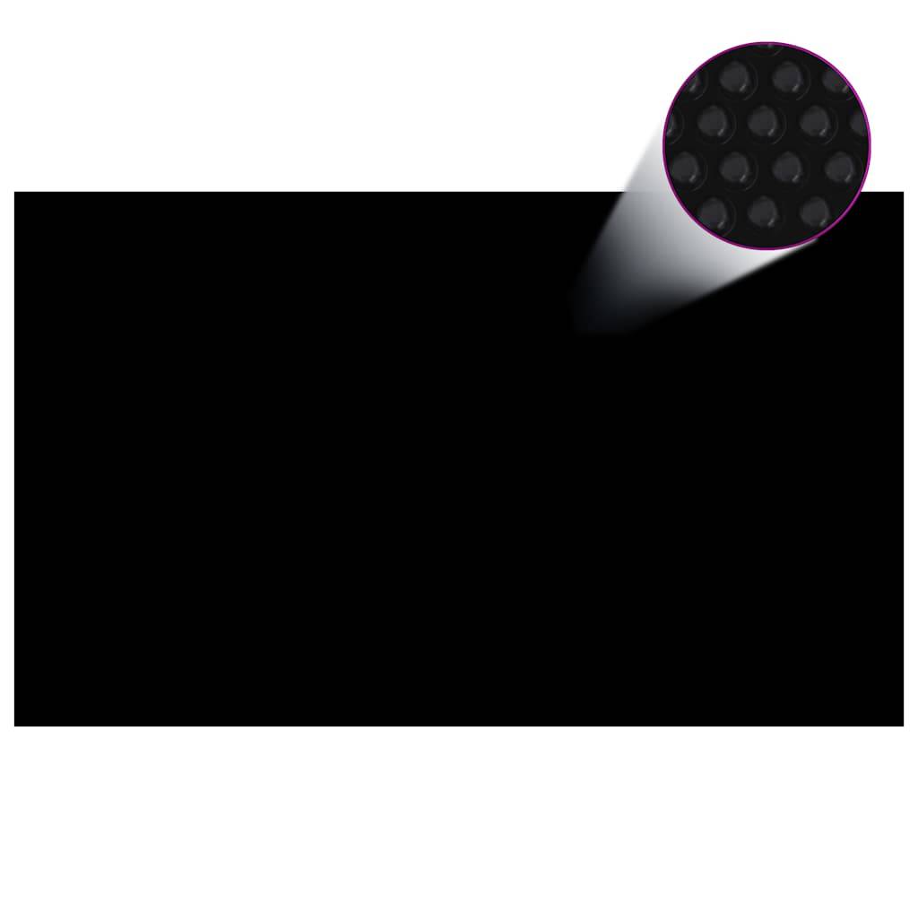 vidaXL Rechteckige Poolabdeckung 1000x600 cm PE Schwarz-0