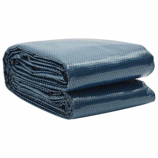 vidaXL Treibende Pool-Solarplane PE 800x500 cm Schwarz und Blau