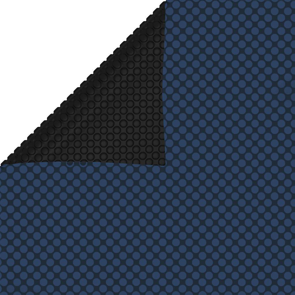 vidaXL Treibende Pool-Solarplane PE 975x488 cm Schwarz und Blau-0