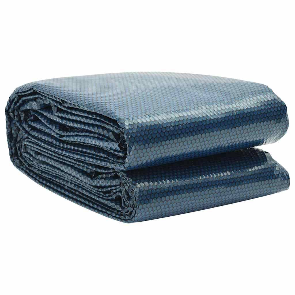 vidaXL Treibende Pool-Solarplane PE 800x500 cm Schwarz und Blau-0