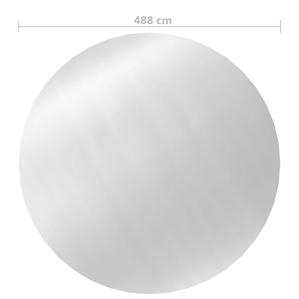 Poolabdeckung Silbern 488 cm PE-4