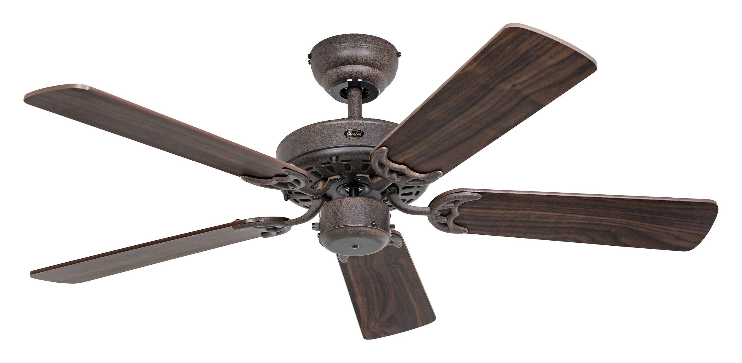 CasaFan Classic Royal 103 BA Deckenventilator 48 W (Ø x H) 103 cm x 230 mm Braun Leuchtenanbau möglich, Wendbare Flügel,-2