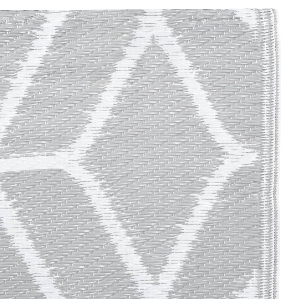 vidaXL Outdoor-Teppich ARAKIL Grau 160x230 cm PP-1