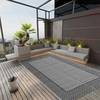 Outdoor-Teppich Grau 160x230 cm PP