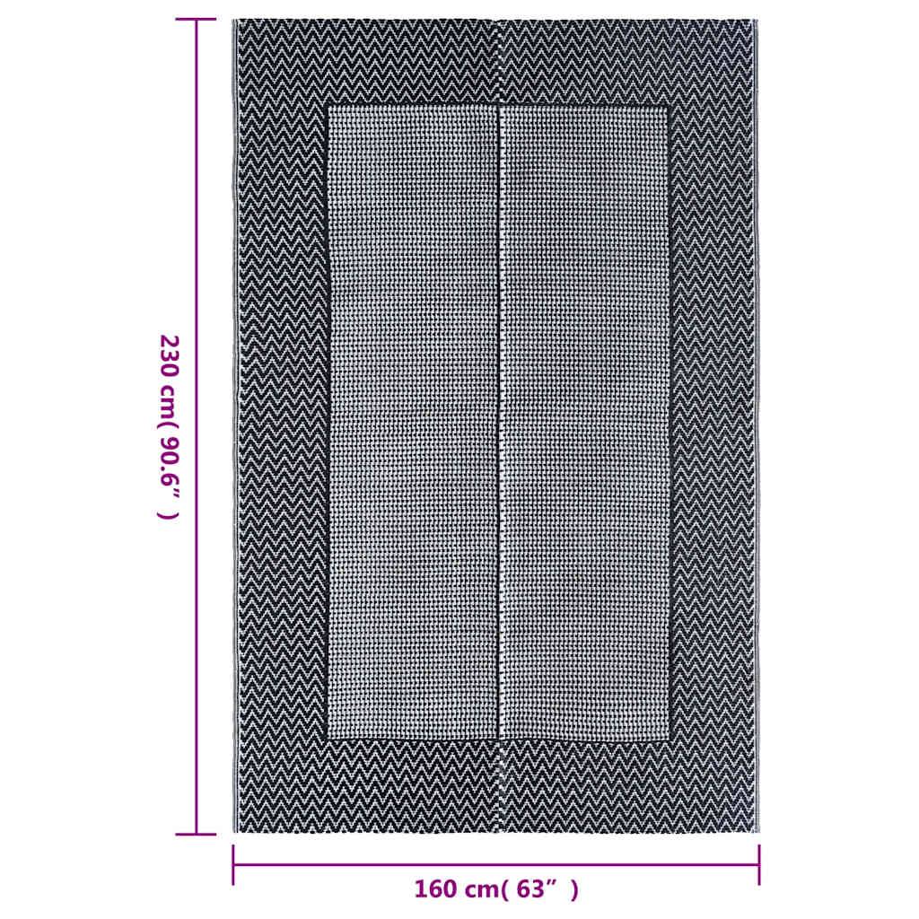 Outdoor-Teppich Grau 160x230 cm PP-3