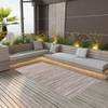 vidaXL Outdoor-Teppich ARAKIL Braun 190x290 cm PP