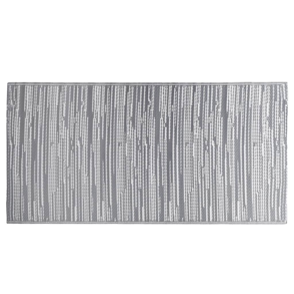 vidaXL Outdoor-Teppich ARAKIL Grau 190x290 cm PP-2