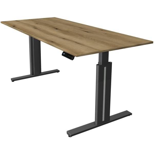 Sitz-/Stehtisch Move 3 elegant elektr. höhenverstellbar BxT 180x80cm eiche-0