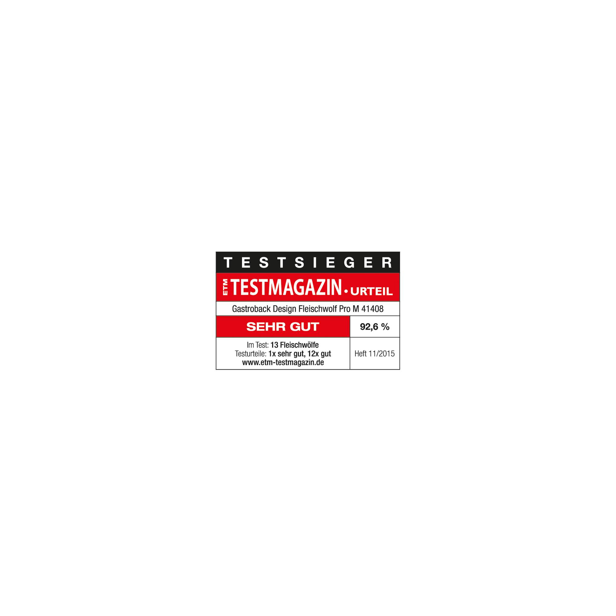 Gastroback Fleischwolf 41408-2
