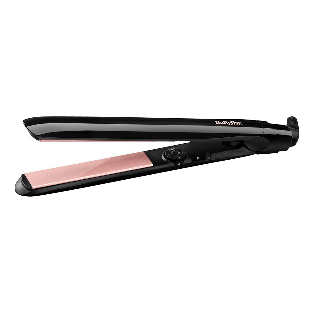 BaByliss Smooth Control 235, Glätteisen, Warm, 170 °C, 235 °C, 15 s, Schwarz, Rosa-Goldfarben-0