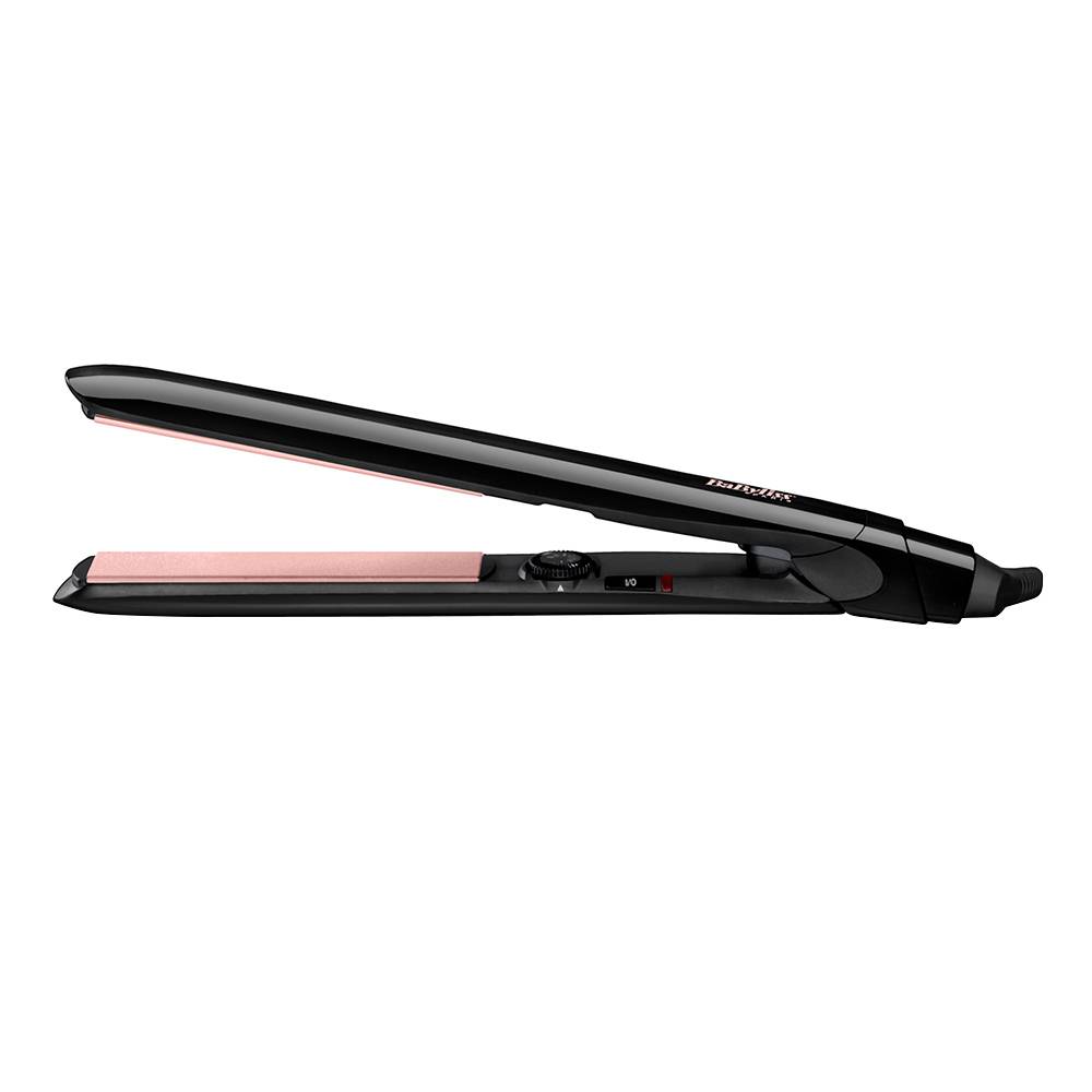 BaByliss Smooth Control 235, Glätteisen, Warm, 170 °C, 235 °C, 15 s, Schwarz, Rosa-Goldfarben-1