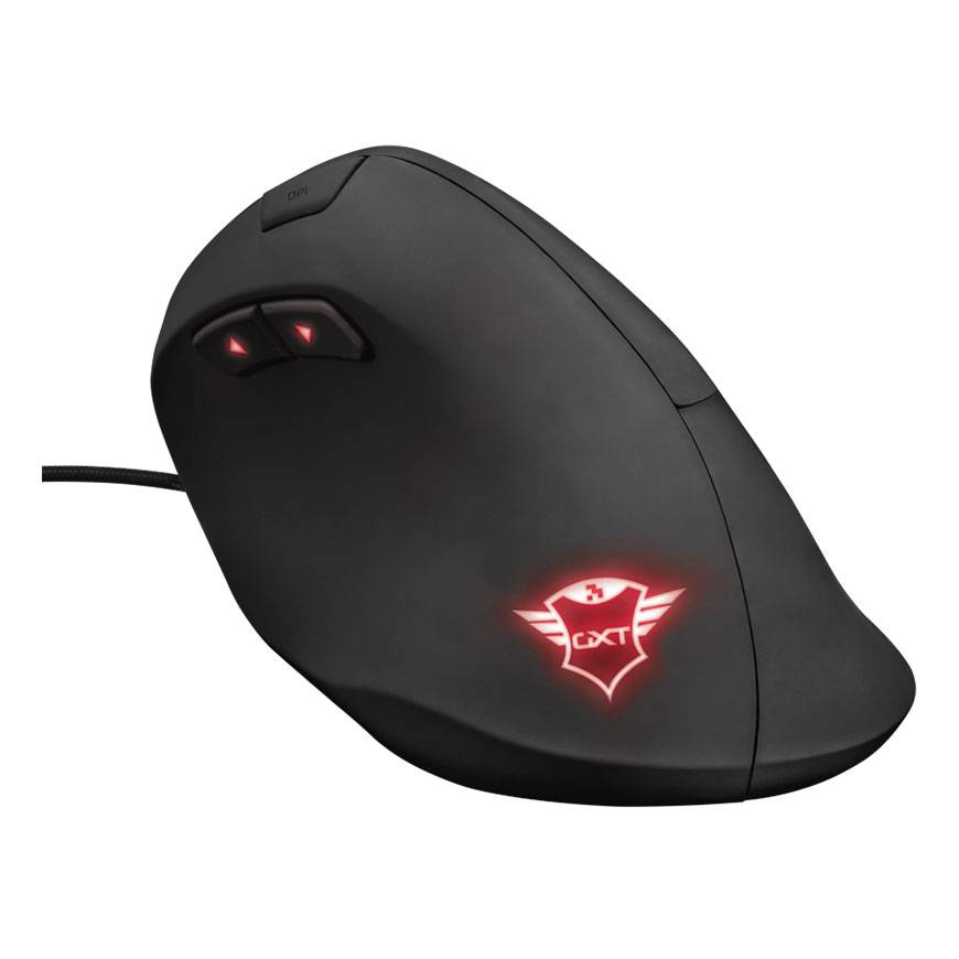 Trust Gaming GXT 144 Rexx Vertikale Gaming-Maus - Schwarz 22991-3